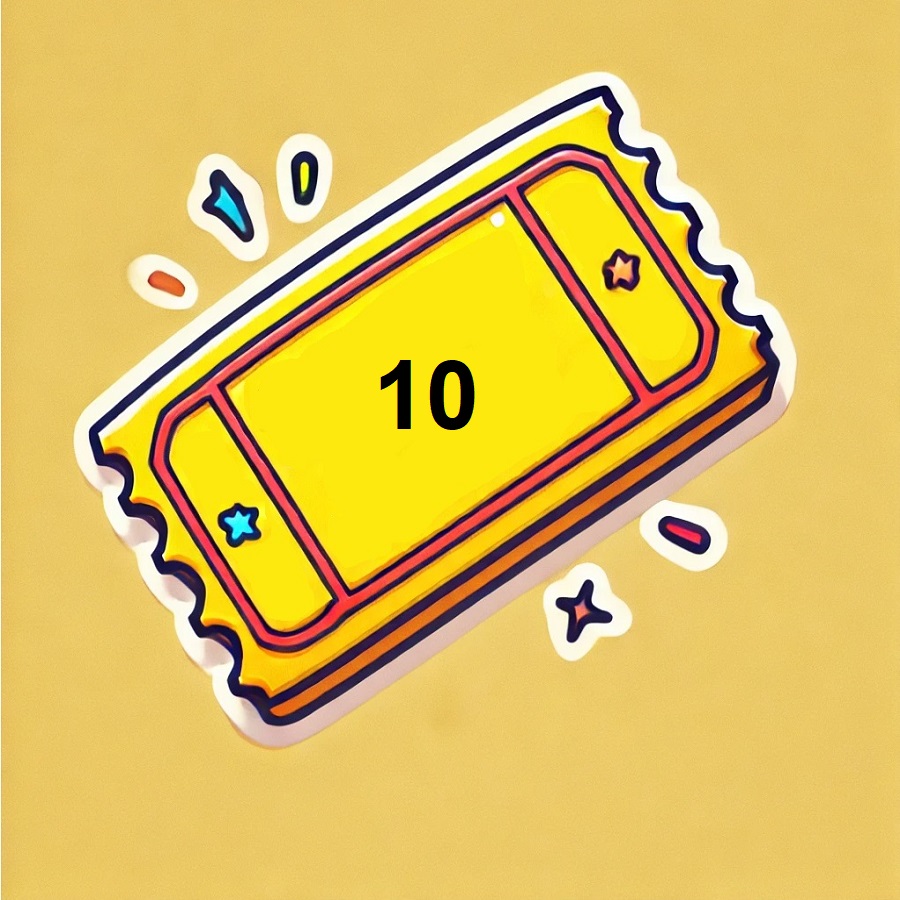10 Giveaway Entries